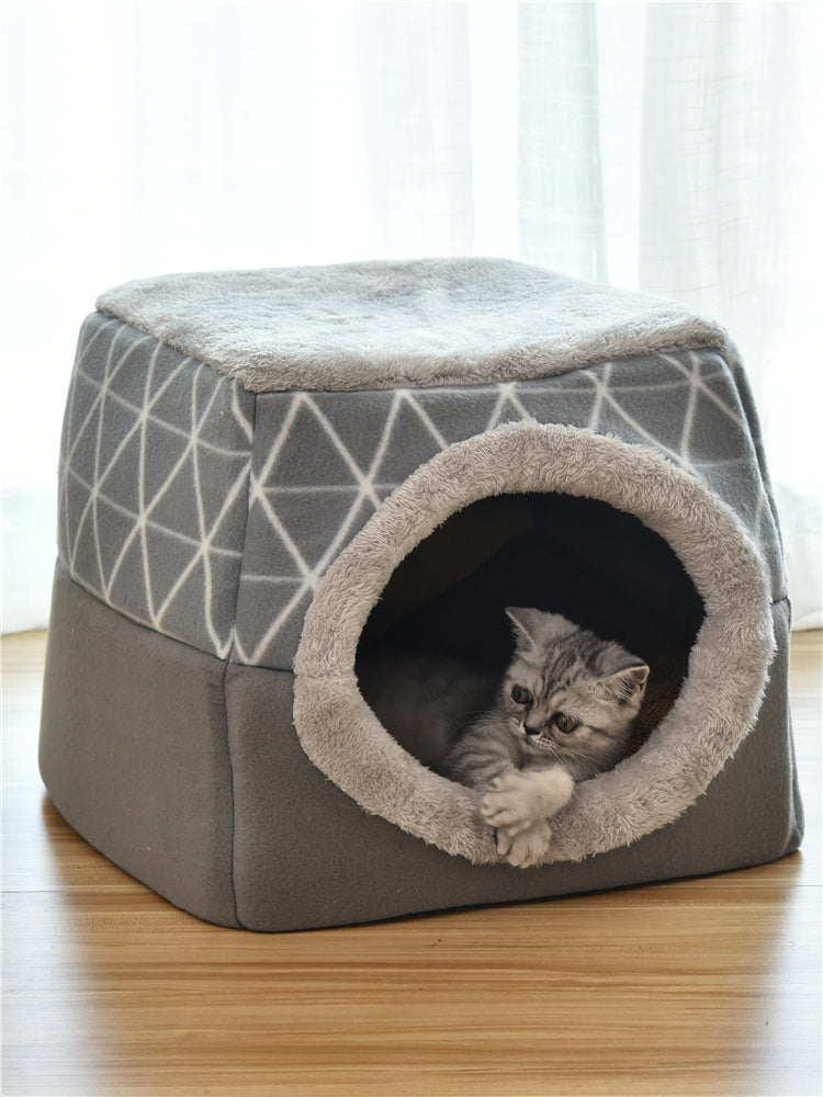 Cama para Perros y Gatos - Cápsula Espacial de Doble Uso